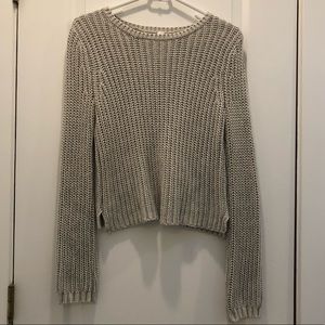 Aeropostal Gray crew neck sweater